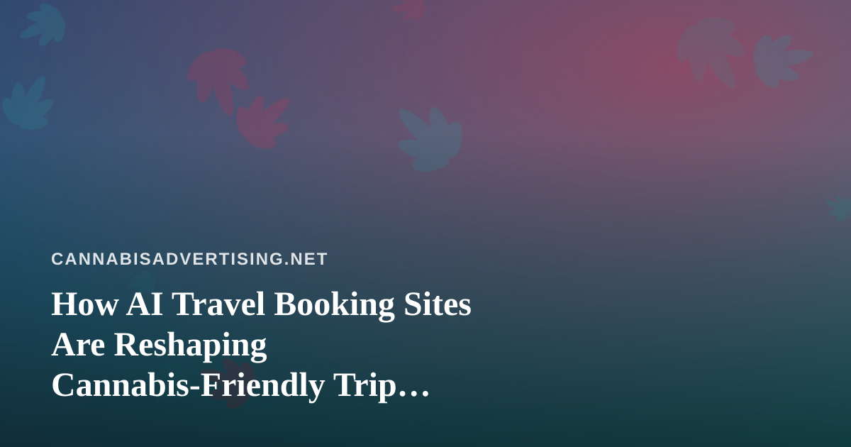 How AI Travel Booking Sites Are Reshaping Cannabis-Friendly Trip Planning